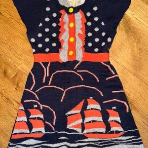 NWT Anthropologie Lia Molly Baby Sailboat Dress Size 6-12 Months